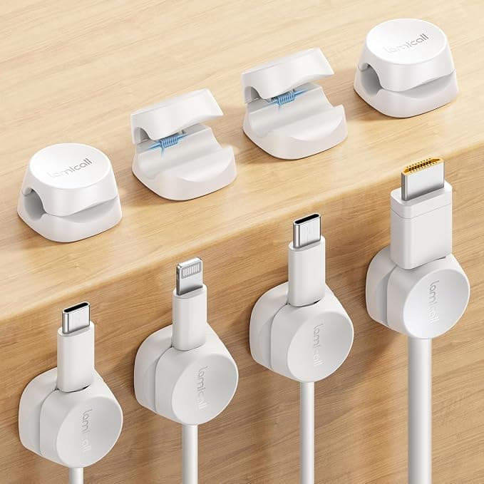 Adhesive Cable Management Clips