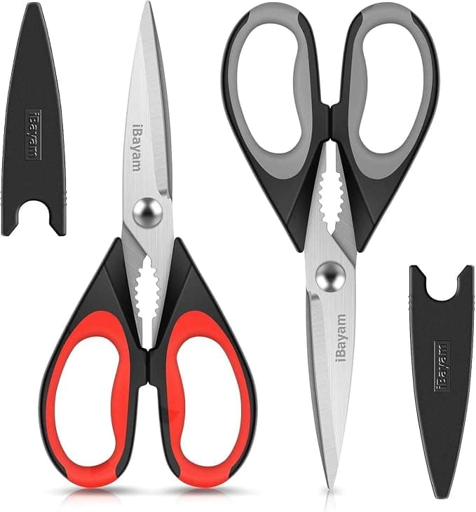 Heavy Duty Kitchen Scissors (2-Pack)