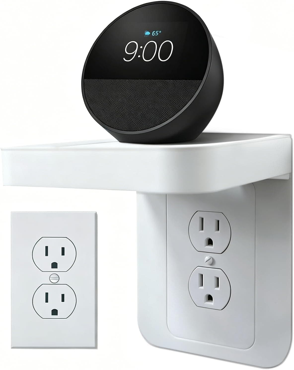 Wall Outlet Shelf (2-Pack)